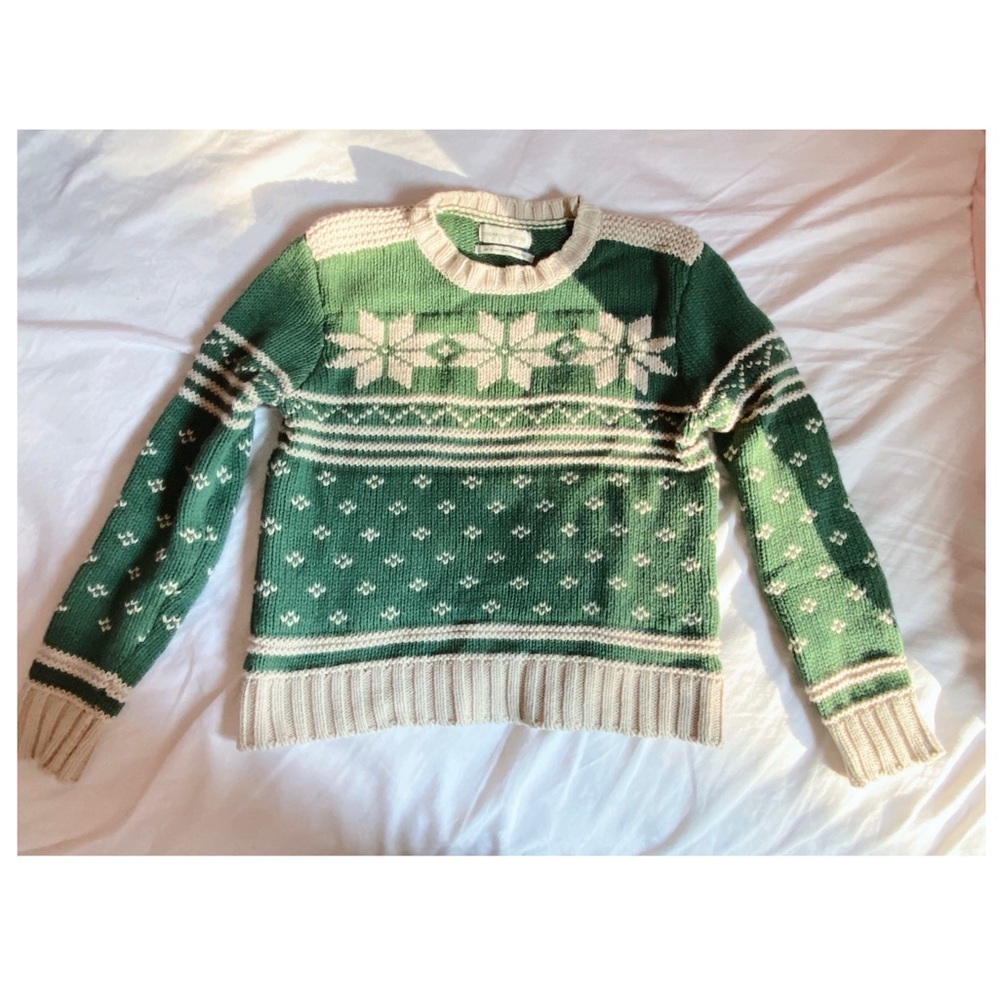 Urban Outfitters Green Holiday Sweater